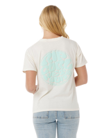 The Rip Curl Womens Icons Of Surf T-Shirt in Shell