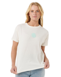 The Rip Curl Womens Icons Of Surf T-Shirt in Shell
