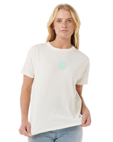 The Rip Curl Womens Icons Of Surf T-Shirt in Shell