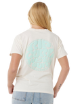 The Rip Curl Womens Icons Of Surf T-Shirt in Shell