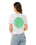 The Rip Curl Womens Icons Of Surf T-Shirt in Optical White