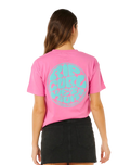 The Rip Curl Womens Icons Of Surf T-Shirt in Super Pink