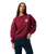 The Rip Curl Womens Stephanie Gilmore Heritage Oversized Fleece Sweatshirt in Plum