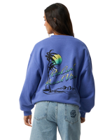 Beach Vibe Heritage Sweatshirt in Mid Blue
