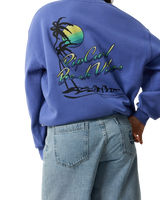 Beach Vibe Heritage Sweatshirt in Mid Blue