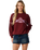 Archive Dolphin Oversized Sweatshirt in Dark Plum