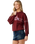 Archive Dolphin Oversized Sweatshirt in Dark Plum