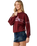 Archive Dolphin Oversized Sweatshirt in Dark Plum