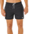 Streamline Offset Volley Shorts in Black