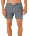 Streamline Offset Volley Shorts in Moss