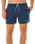 Streamline Offset Volley Shorts in Dark Navy