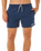 Streamline Offset Volley Shorts in Dark Navy