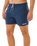 Streamline Offset Volley Shorts in Dark Navy