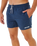 Streamline Offset Volley Shorts in Dark Navy