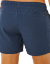 Streamline Offset Volley Shorts in Dark Navy