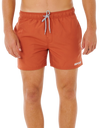Streamline Offset Volley Shorts in Baked Clay