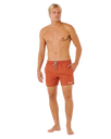 Streamline Offset Volley Shorts in Baked Clay