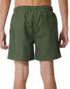 The Rip Curl Mens Streamline Offset Volley Shorts in Dark Olive
