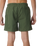 The Rip Curl Mens Streamline Offset Volley Shorts in Dark Olive