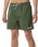 The Rip Curl Mens Streamline Offset Volley Shorts in Dark Olive