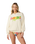 The Rip Curl Womens Farm Rio Tropical Groove Oversize Sweatshirt in Vanilla