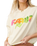 The Rip Curl Womens Farm Rio Tropical Groove Oversize Sweatshirt in Vanilla