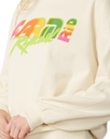 The Rip Curl Womens Farm Rio Tropical Groove Oversize Sweatshirt in Vanilla