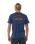 The Rip Curl Mens Stapler T-Shirt in Washed Navy