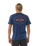 The Rip Curl Mens Stapler T-Shirt in Washed Navy