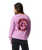 The Rip Curl Womens Surf Puff Raglan Relaxed Sweatshirt in Bright Lilac