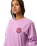The Rip Curl Womens Surf Puff Raglan Relaxed Sweatshirt in Bright Lilac