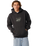 Rip Script Icon Hoodie in Washed Black