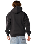 Rip Script Icon Hoodie in Washed Black