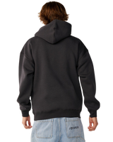 Rip Script Icon Hoodie in Washed Black