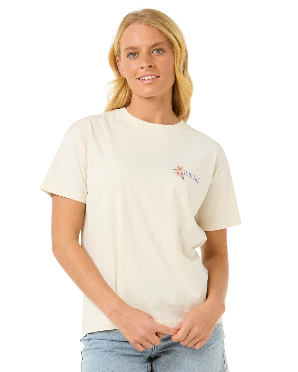 The Rip Curl Womens La Joya T-Shirt in Bone