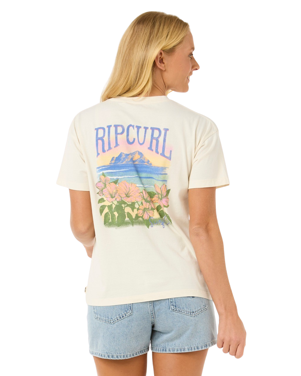 The Rip Curl Womens La Joya T-Shirt in Bone