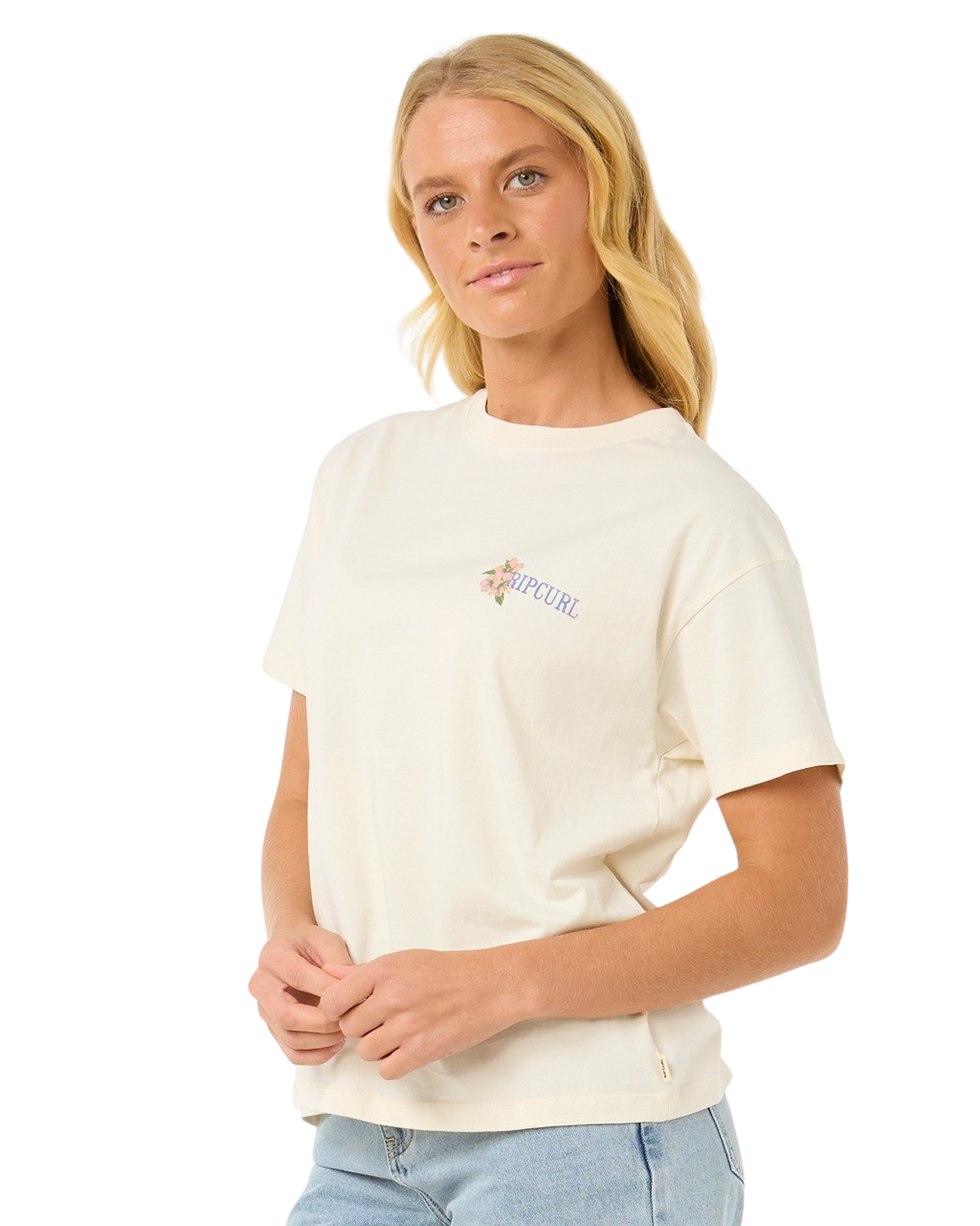 The Rip Curl Womens La Joya T-Shirt in Bone
