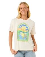 The Rip Curl Womens Sun & Sea T-Shirt in Bone