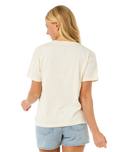 The Rip Curl Womens Sun & Sea T-Shirt in Bone