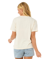 The Rip Curl Womens Sun & Sea T-Shirt in Bone