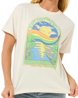The Rip Curl Womens Sun & Sea T-Shirt in Bone