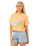 The Rip Curl Womens La Paloma Crop T-Shirt in Pastel Orange