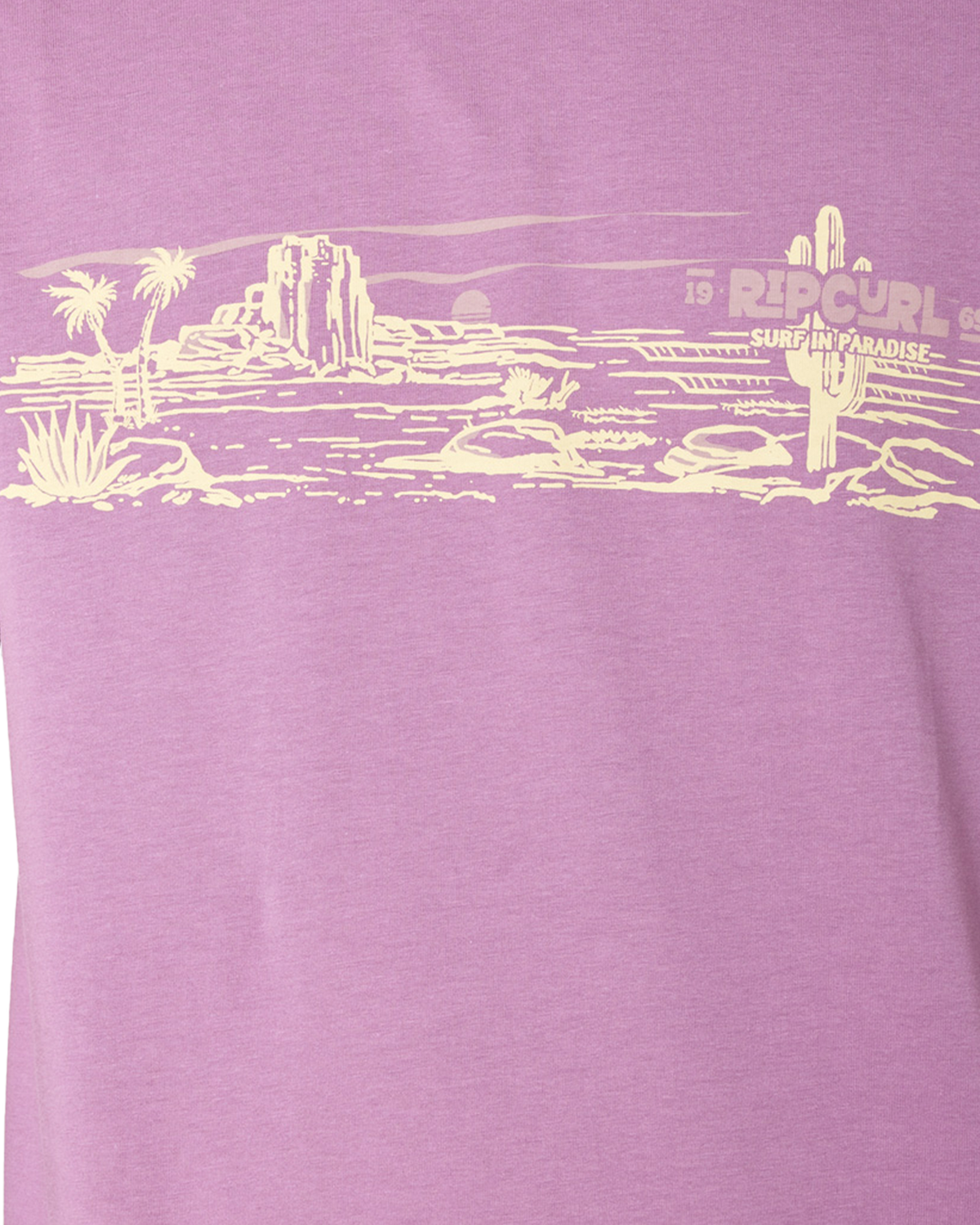 The Rip Curl Mens Paradise Land T-Shirt in Dusty Purple