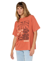 Artist Of The Search Oceanic Heritage T-Shirt in Brick