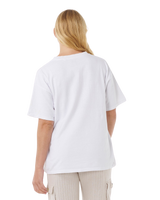 The Rip Curl Womens Artist Of The Search Oceanic Heritage T-Shirt in Optical White