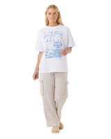 The Rip Curl Womens Artist Of The Search Oceanic Heritage T-Shirt in Optical White
