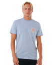 Wettie Passage Icon T-Shirt in Spray Blue