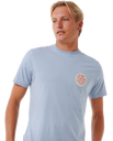 Wettie Passage Icon T-Shirt in Spray Blue