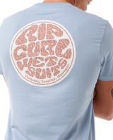 Wettie Passage Icon T-Shirt in Spray Blue