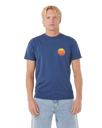 Wettie Passage Icon T-Shirt in Light Navy